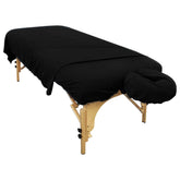 Black Microfiber Massage Table Sheets